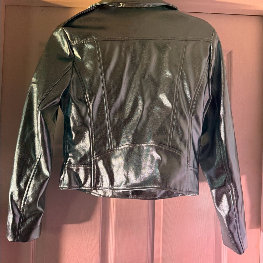 Steve Madden Metallic Moto Women's Jacket - Picture 14 of 14